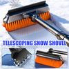 Snow Shovel Ice Scraper 5 In 1 Multi-Functional Snow Brush with Retractable Handle Ergonomic