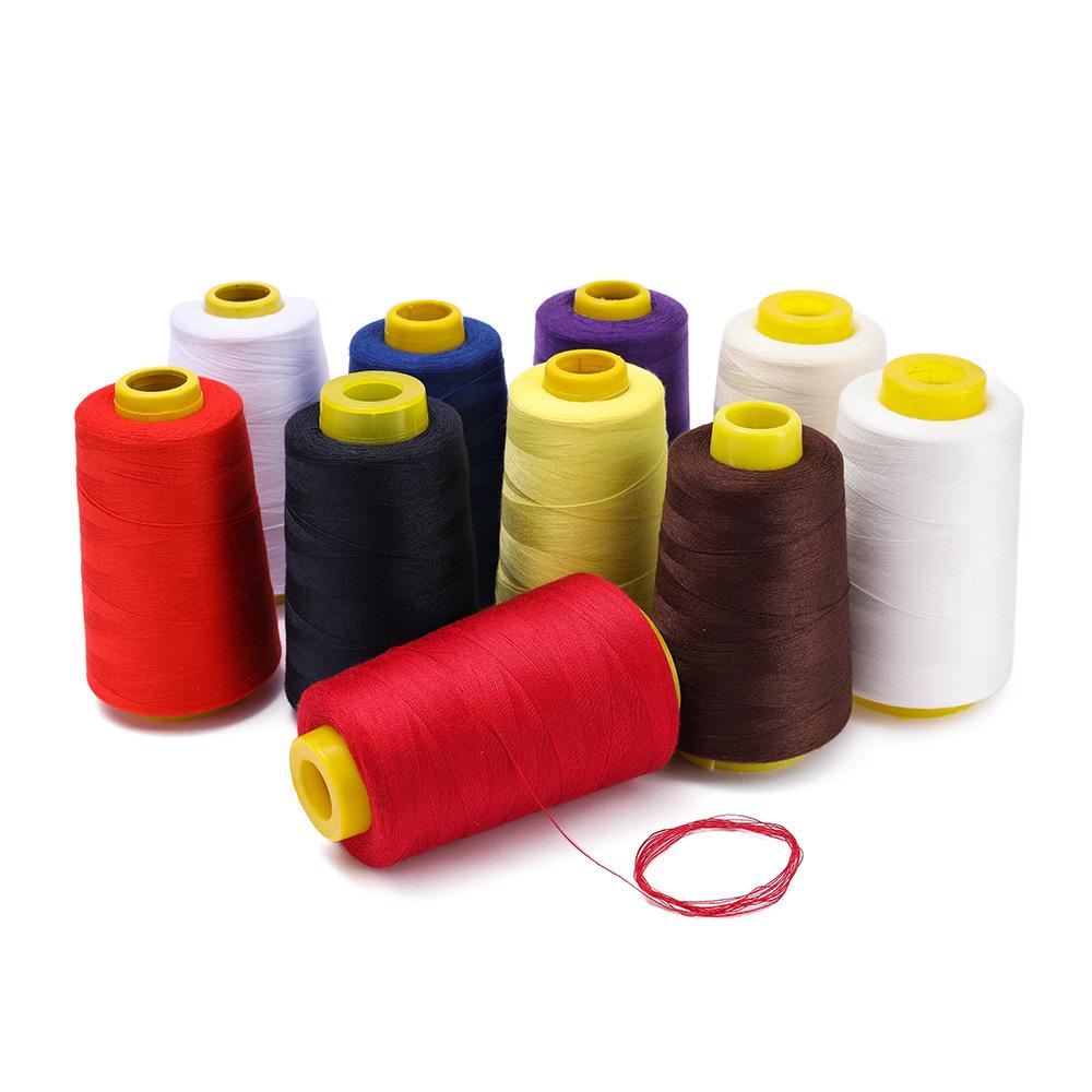 Large Roll 402 Sewing Thread, Sewing Machine Suitable for Factory Household Polyester High-speed Pagoda Thread, Manual DIY Sewing Clothing