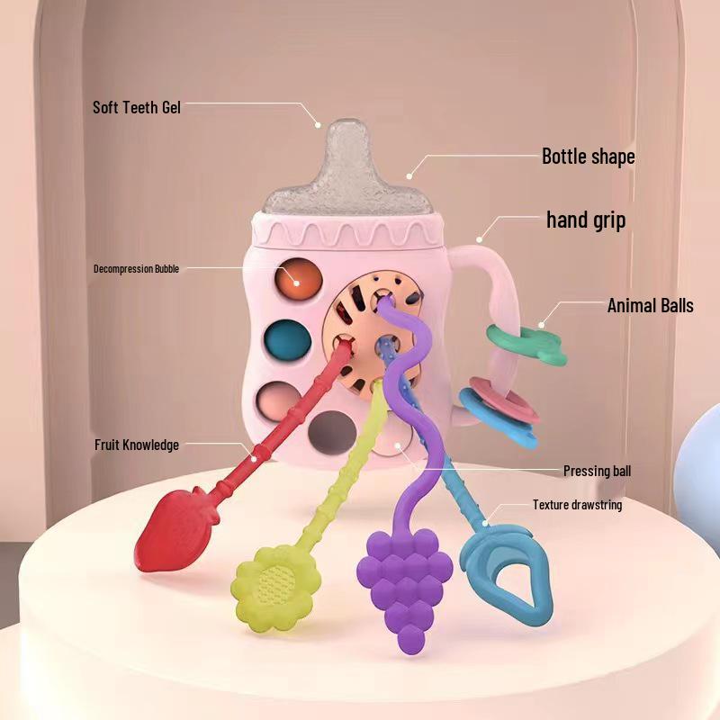 Octopus Teething & Grasping Toy for Babies 0-1 Year