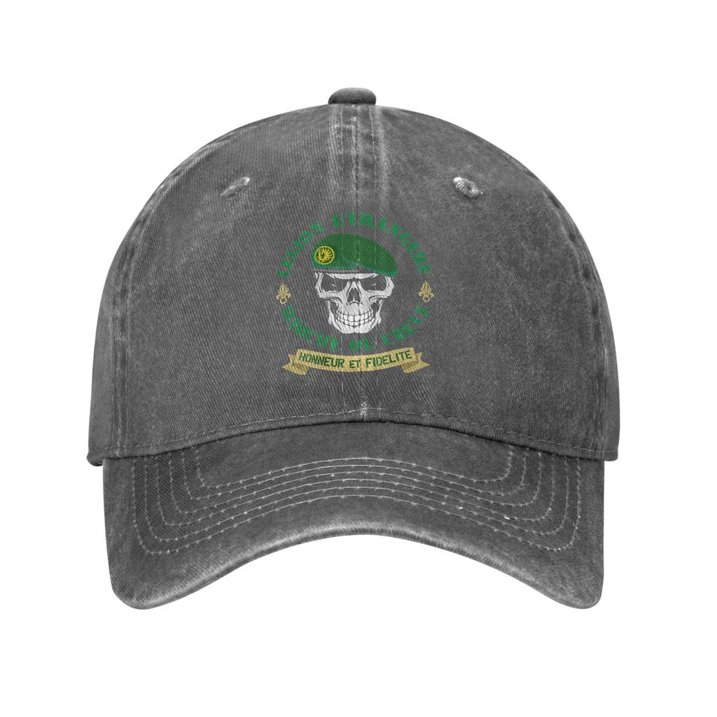 Legión Extranjera Gorra de Mezclilla Extranjera Gorras de Béisbol Casuales Sombrero Ajustable Verano Unisex Gorras de Béisbol