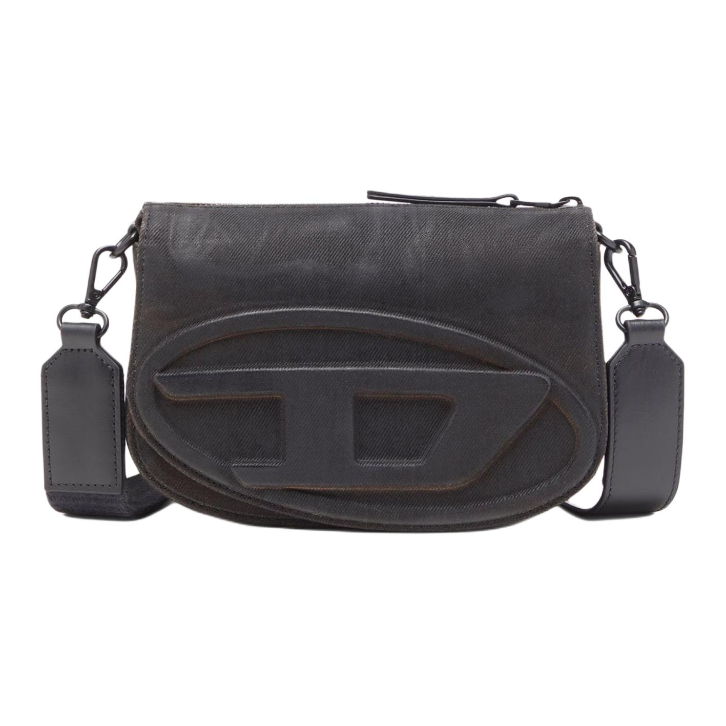 

Diesel 1Dr Oval D Logo Cotton Camera Shoulder Bag Unisex Shoulder Bag Black X10223P8079T8013 Basic Set (Bag+Dust Bag)