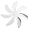 Stove Fan Aluminum Alloy Blade 7 Blades Easy Installation Universal Fireplace Fan Blade Replacement for Fireplace Fan