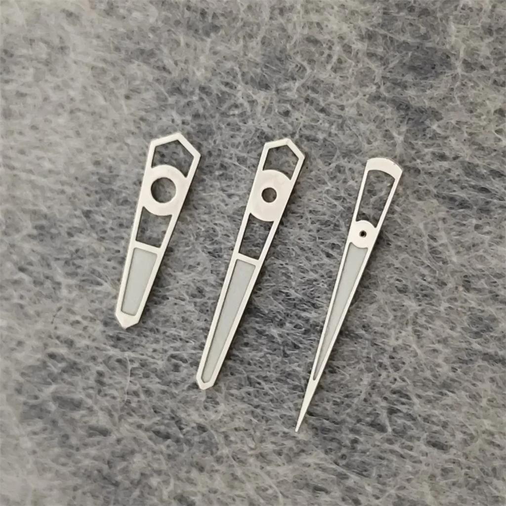 Silver/ Gold/ Rose Gold NH35 Hands Green Luminous Receiving Watch Modification Accessories for NH35A/NH36/4R/7S Movement