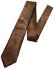 [MaRowsm] Men's Necktie for Suits, Formal Wear, Business, Job Hunting, One-Color Paisley (Brown)