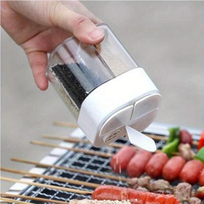 1 Stück Kreative Neue Kunststoff Gewürz Salz Pfeffer Streuer Würzdose Dose Barbecue Würzmittel Glas Flaschen Behälter Küche Würzen
