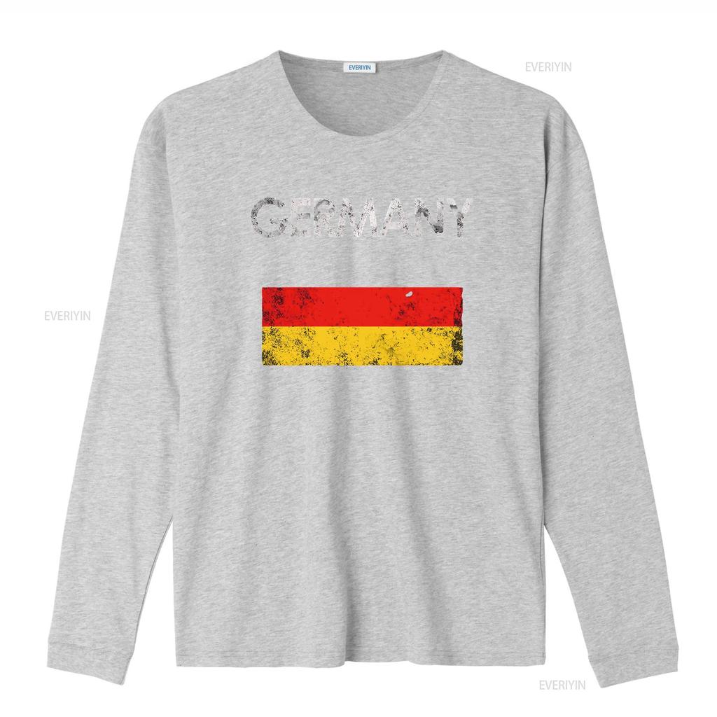 Womens Vintage Germany German Flag Pride T Shirt Black Large Vintage Washed Top For Everyday Wear Casual Designer Clothes