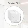 5 Count Duplex Outlet Plates, Modern Switch Covers for Household And Hotel Use