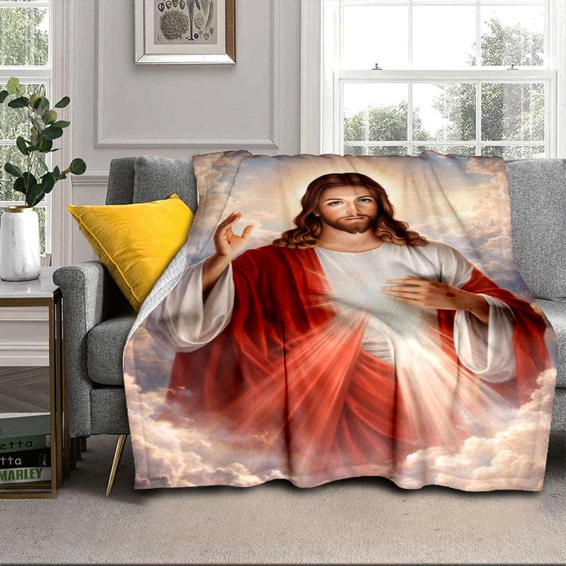 Sacred Heart Of Jesus Blanket Flannel Blanket Throw Blanket Sofa Cover Blanket Soft Premium Blanket Picnic Blanket Tv Blanket Gifts