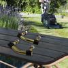 For Lawn Mowers Tie Rod Kit Mower Tie Rods 2 Pieces Black+Silver Direct Replacement Easy Installation Plastic+Metal