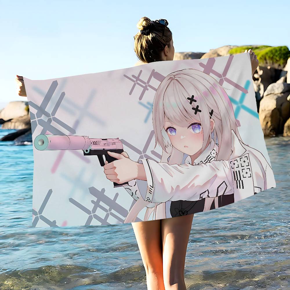 C-CSGOS 2 Printstream Howl Wild Lotus Big Microfiber Beach Towels Quick Dry Towel Sand Beach Towels Pool Towel for Travel Swim