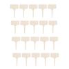 20Pcs Plant Label Plant Label T-Shaped Garden Marker Name Plate Outdoor Plant Vegetable Seedling Waterproof Handwritten