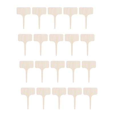 20Pcs Plant Label Plant Label T-Shaped Garden Marker Name Plate Outdoor Plant Vegetable Seedling Waterproof Handwritten