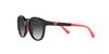 Emporio Armani EA4185F Black with Fuchsia Rubber and Light Blue Gradient Size 47 Sunglasses, Gray/Dark Lenses,
