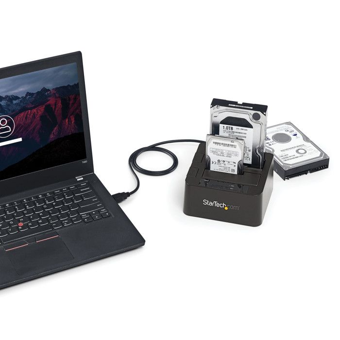 Docking Station - STARTECH - SDOCK2U313 - USB 3.1 - 10 Gb/s - 2 SATA Hard Drives
