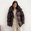 Giacca Invernale da Donna in Cotone Parka Largo Giacca da Panettiere Retrò Parka con Cappuccio Casual da Donna Calda Giacca Imbottita in Cotone Parka Top