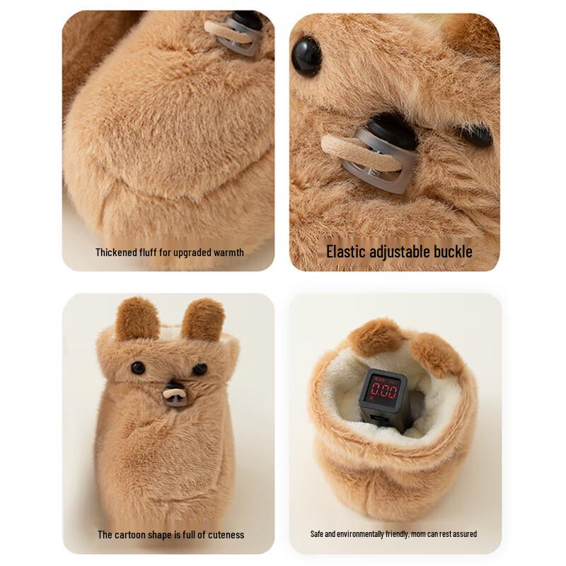 Babyprints Newborn Winter Warm Soft-Sole Bootie Socks