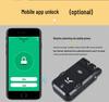 Graffiti Invisible Wireless Anti-theft Smart Lock with Remote Control for Home, Keyhole-less Design for Entrance and Sliding Doors