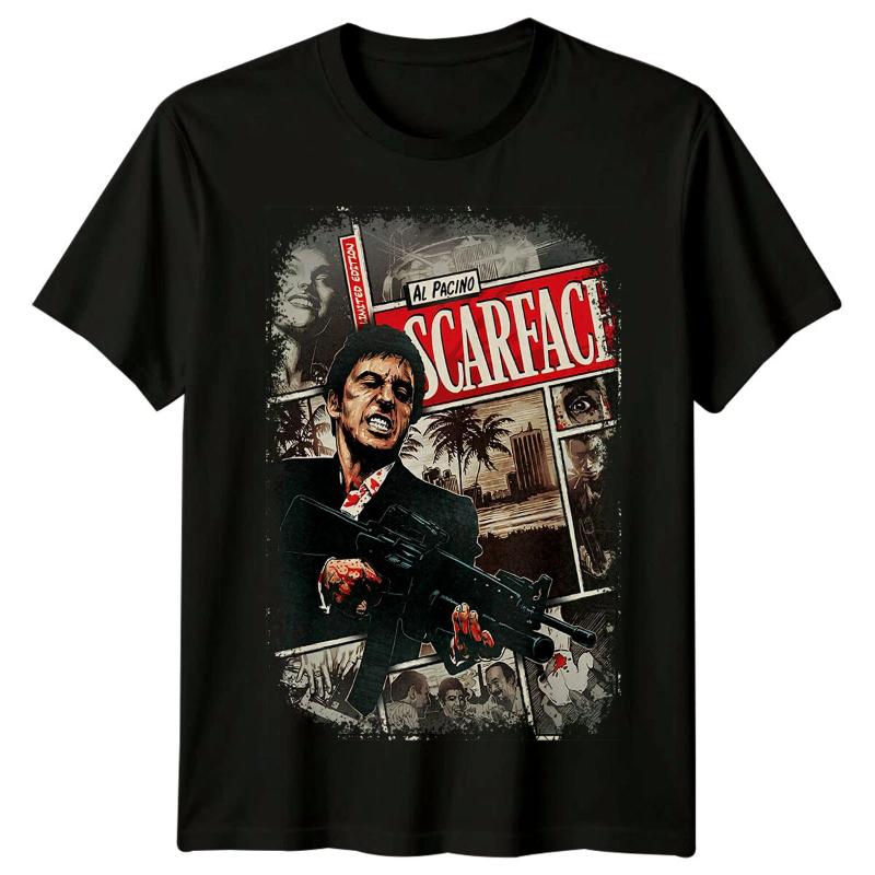 

Scarface () Movie Poster Inspired TShirt Retro Film Tee Unisex Fans Gift S