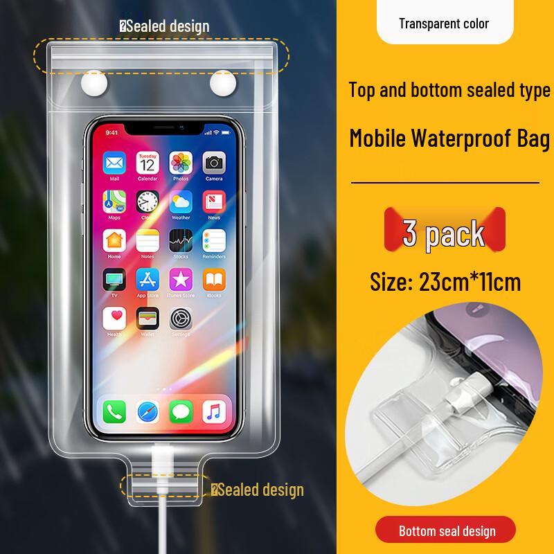 Motorcycle Touchscreen Waterproof Phone Mount Bag