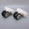 1 Pair  8 Porous Wheel Suitcase Luggage Replacement Casters for Travel Bags Large Size