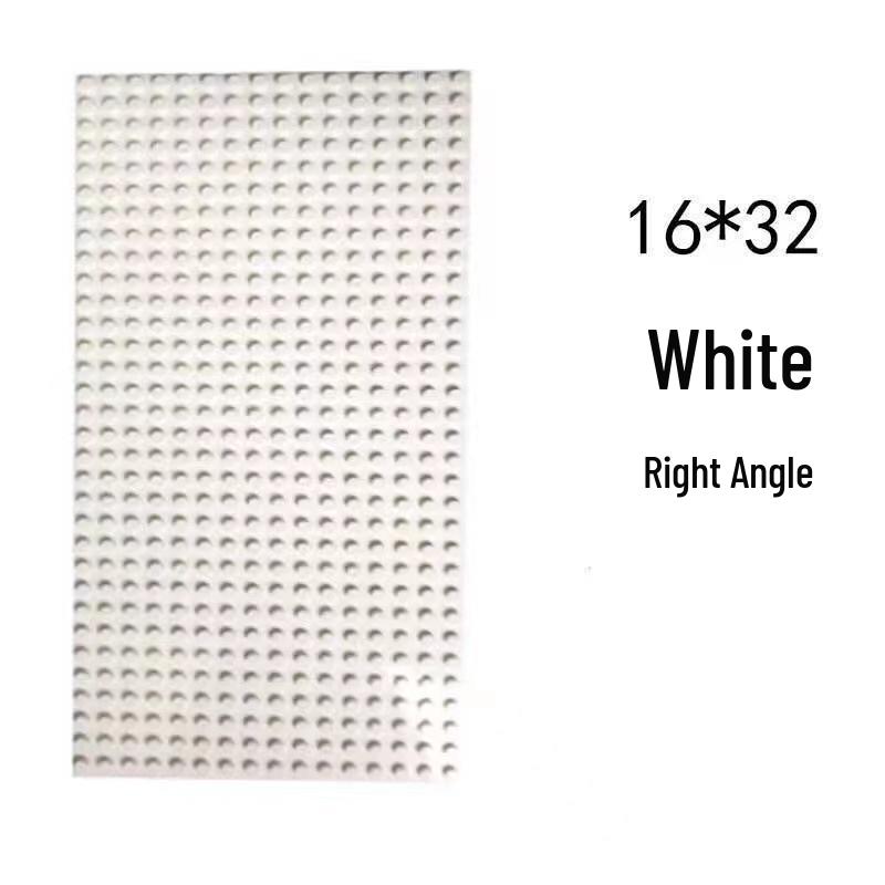 Large Particle Baseplate for Universal Building Blocks - Educational Interlocking Toy for Children