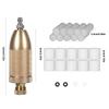 Industrial Male Female Connector Double Chamber Separator 30MPa Pressure Resistance Pneumatic Coupler for Diving
