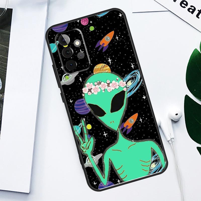 Alien UFO For Samsung Galaxy A13 A53 A33 A54 A34 A14 A55 A35 A15 A05 A06 A16 A22 A32 A52 Phone Case