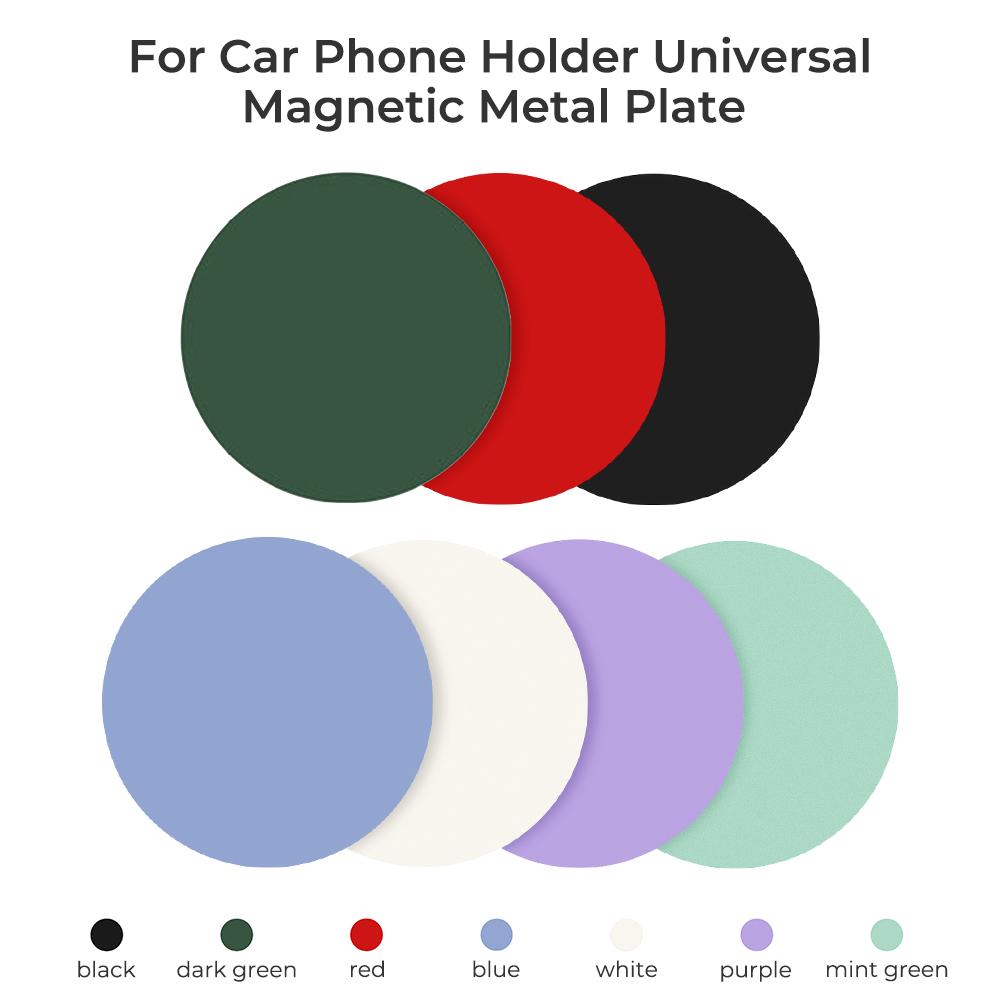 5/1 Balení Kovový Diskový Samolepicí List Pro Magnetický Držák Telefonu do Auta Univerzální Kulatá Železná Samolepicí Montážní Deska pro Stojan Telefonu
