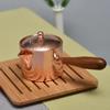 Handcraft Pure Copper Teapot Water Kettle Tea Coffee Pot Hammer Pattern Single Handle Water Boiler Drinkware Tableware