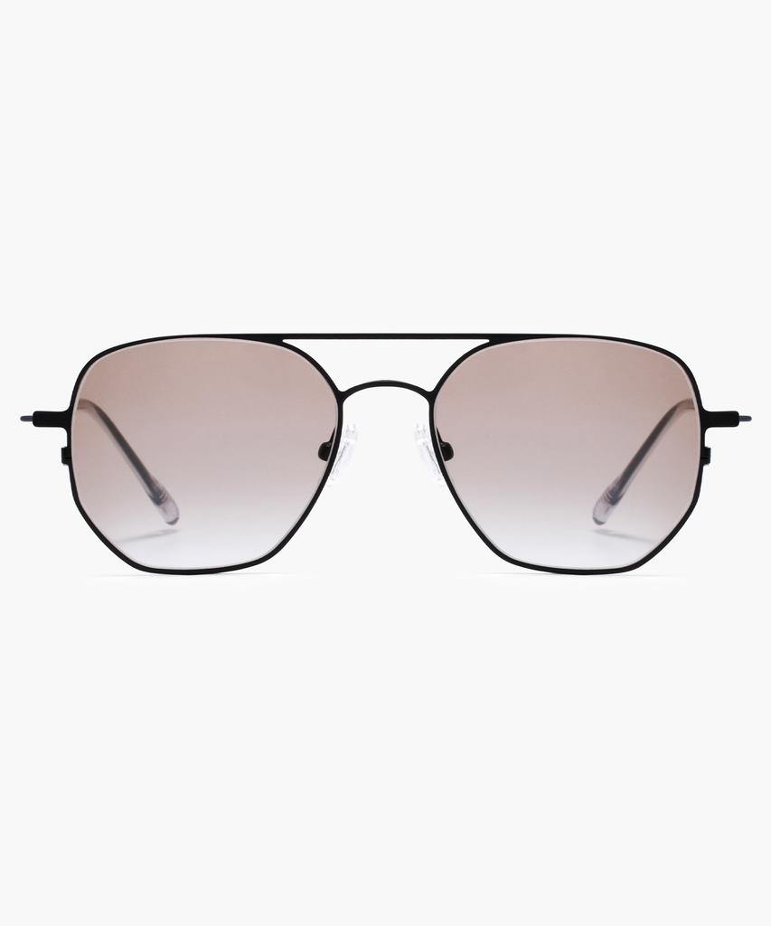 Likkeullou Rc Moon Black Sunglasses Brown