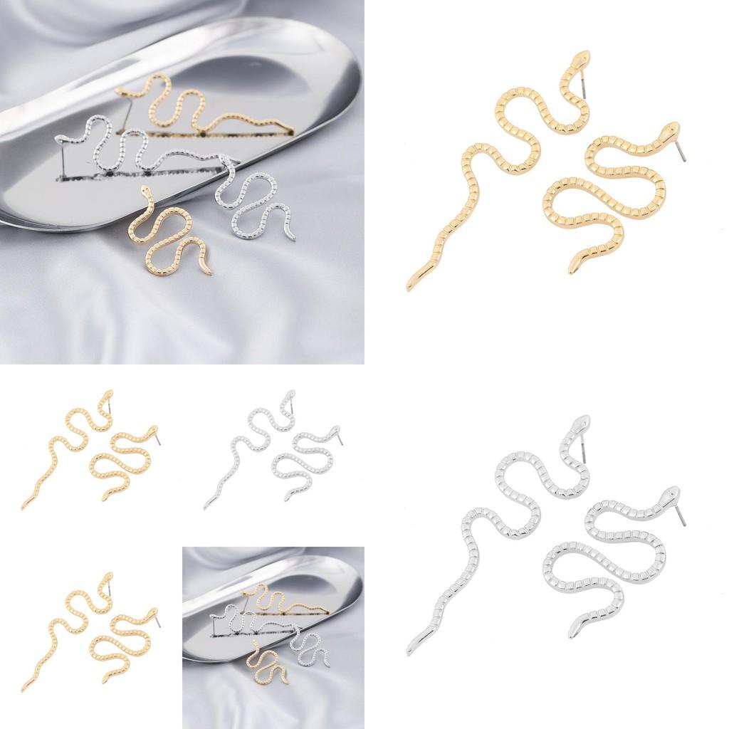 Modern Snake Element Earrings Elegant And Trendy Snake Inspired Ear Accessories