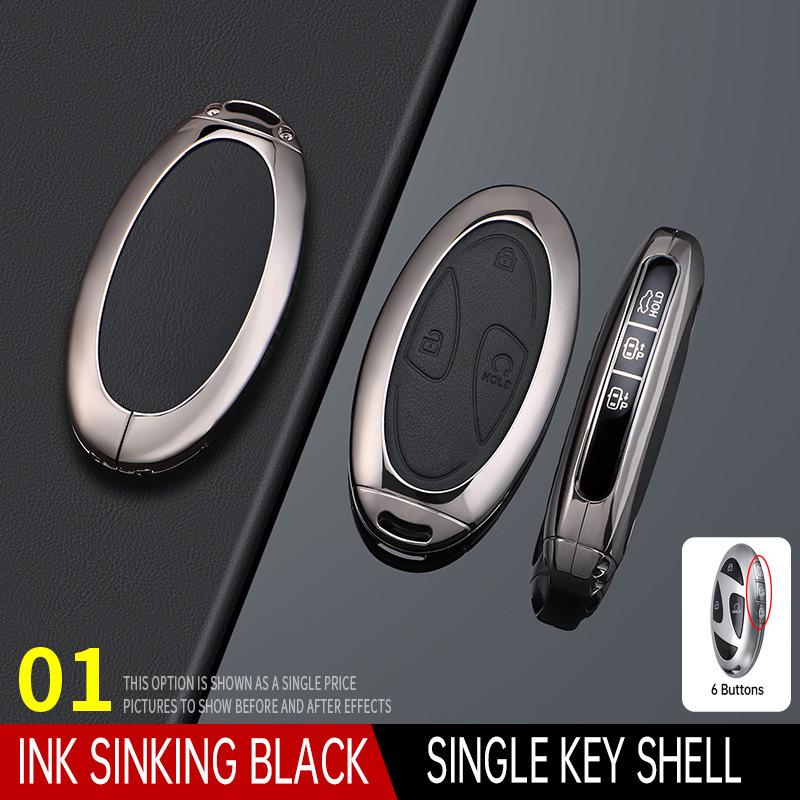 Key Case for Modern Tucson, 11th Gen Sonata, Encino, Santa Fe, and Elantra Models