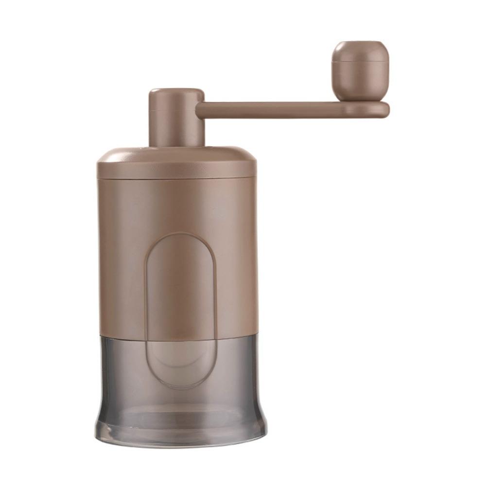 Clear Powder Container Manual Coffee Grinder Adjustable Grind Coffee Bean Grinder  Kitchen Use
