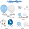 Blue Ocean Series Macaron Latex Balloon Male Treasure Birthday Decoration Balloon Chain Set Holiday Arrangement