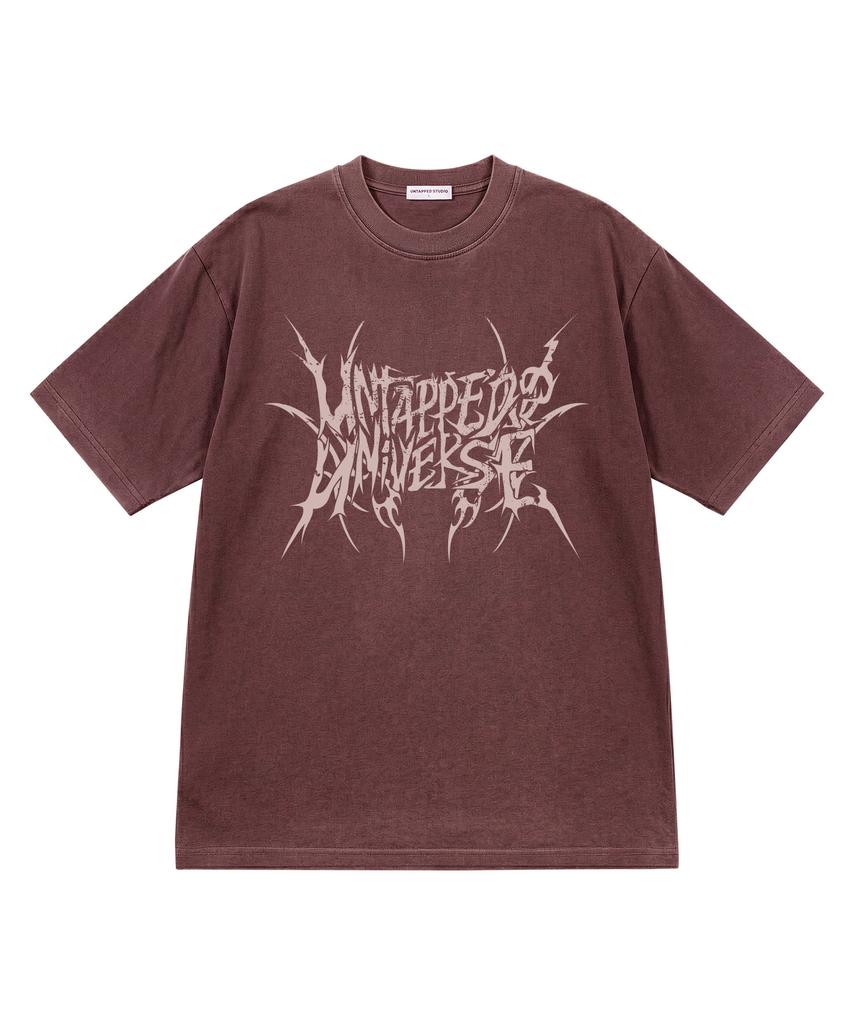 UNTAPPED STUDIO Neo Spike Pigment Oversized Short Sleeve T-Shirt 5 Colors