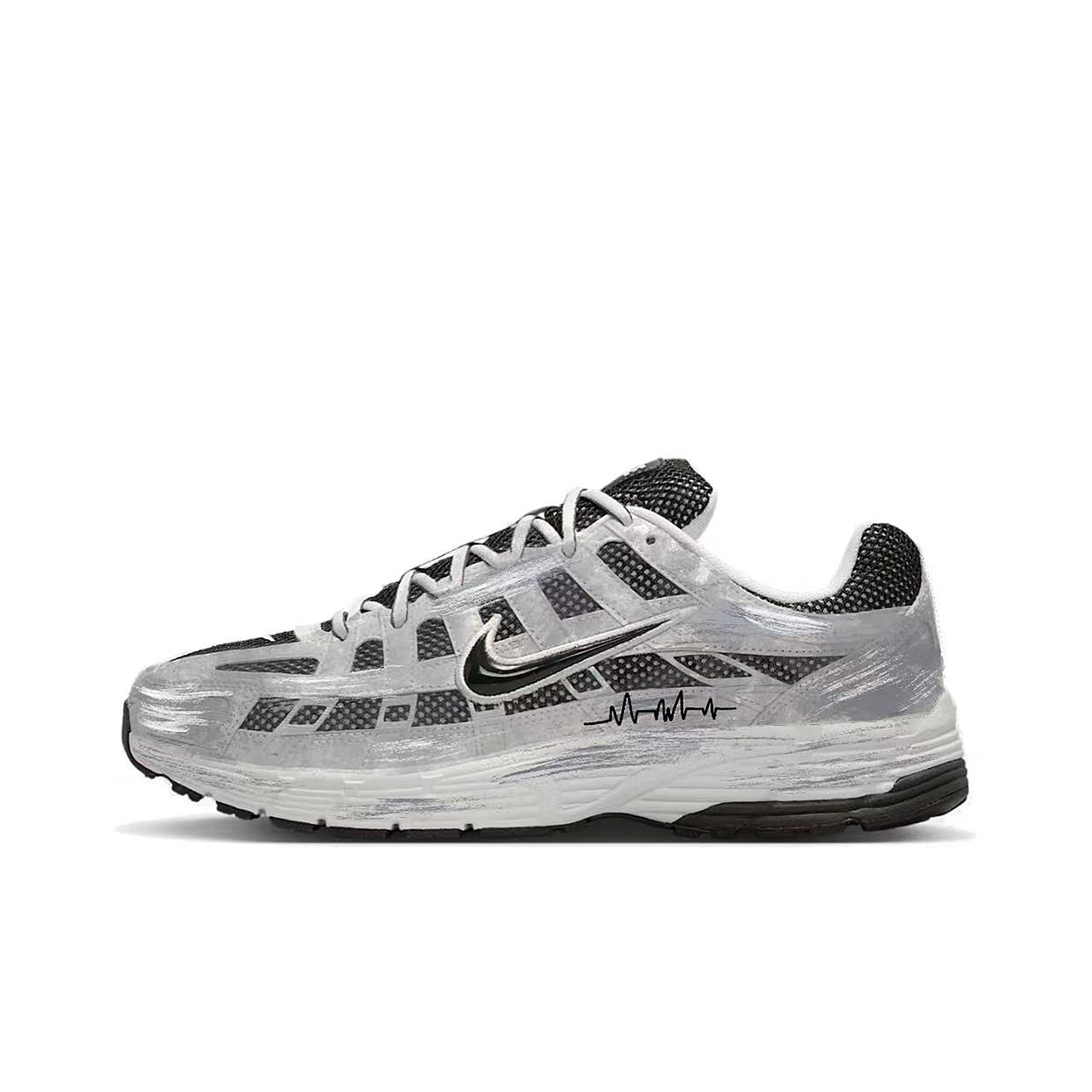 

Nike P 6000 Breathable Low top Casual Running Shoes Men s Gray White IO8711-101(Team1993-) 41