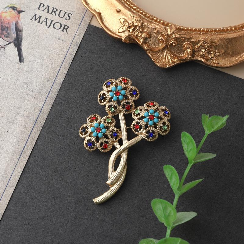 

Женские винтажные эмалевые броши-булавки с растениями, животными и жемчугом, в стиле барокко, классические значки, корсаж, элегантная брошь для вечеринки, булавка на лацкан