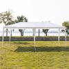 3x6m 6-sided 2 Doors Spiral Tube Pergola White Pe Cloth Strong Waterproof Tent For Household Wedding