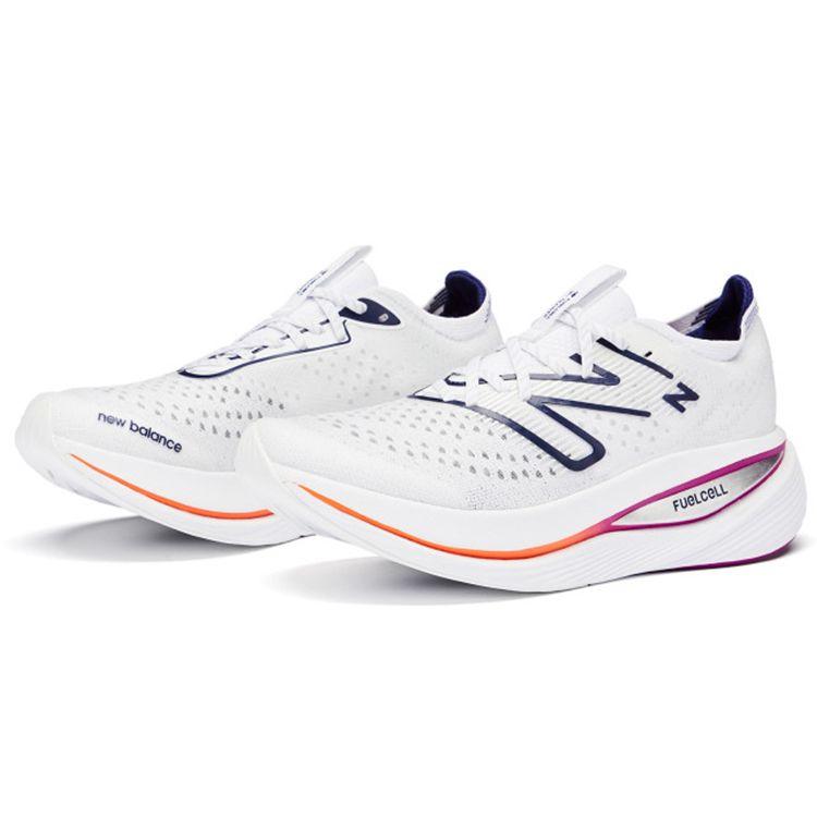 New Balance FuelCell SuperComp Trainer Bílé Modré Purpurové Dámské Tenisky Victory-Blue Magenta-Pop WRCXLW2