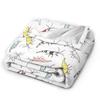 Fancy Ornamental Aquarium Shrimp Partten Blanket Flannel Awesome Warm Throw Blankets for Bedspread All Season,