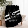 Football Club Print Blanket - Soft & Comfortable, for Bedroom, Travel, Sofa, Home Decoration - Birthday Christmas Gift for Friend