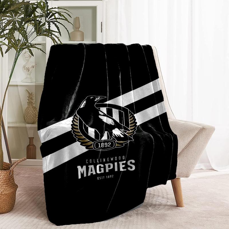 Football Club Print Blanket - Soft & Comfortable, for Bedroom, Travel, Sofa, Home Decoration - Birthday Christmas Gift for Friend