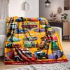1Pc Cars Characters Showcase Blanket Soft And Comfortable Casual Warm Camping Travel Christmas Halloween Xmas Gift M924419