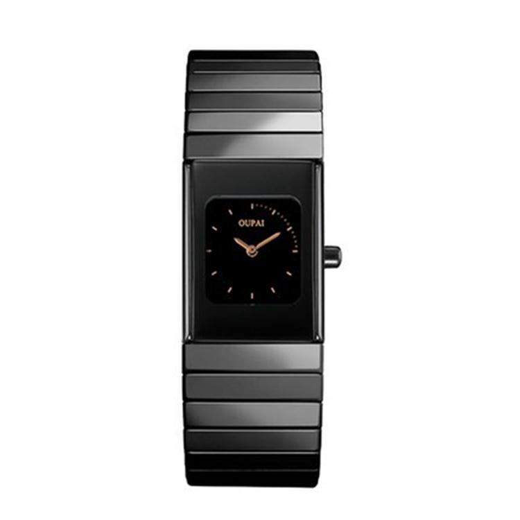 OUPAI Quartz Movement Ceramic Strap Watch