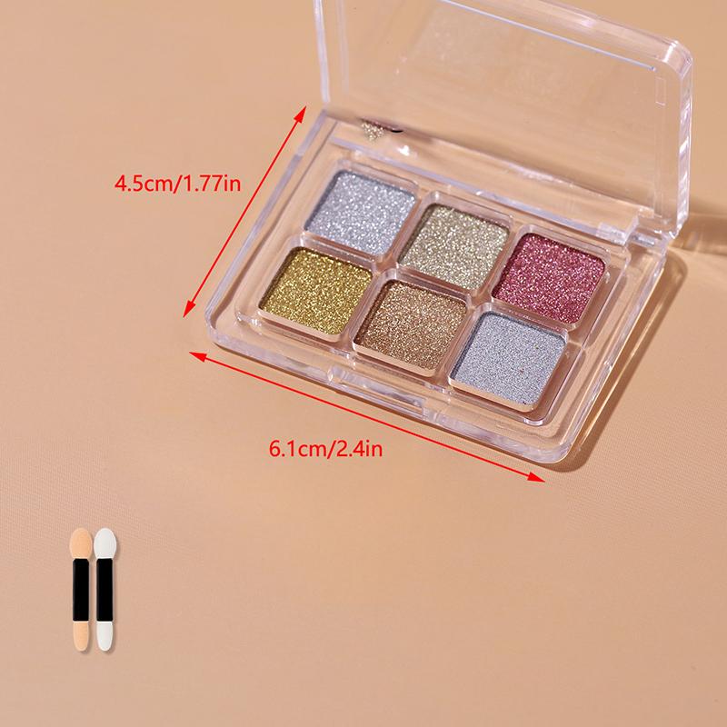 6 Colors Mirror Aurora Solid Nail Glitter Shine Nail Art Decorations Nail Charm Nail Decorations Nail Accessories