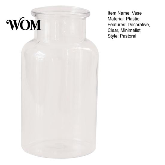 Multi-purpose Plant Container Small Vases for Flowers, Mini Clear Glass Bud Vases, Unique Artistic Vase Flower Wedding Table Centerpiece Home