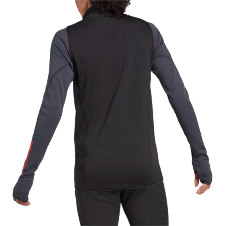 Adidas Belgium Cold.Rdy Tiro 23 Slim Fit Warm Pullover Long Sleeve Football Shirt Women tops Black HT7120