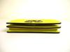 Authentic Salvatore Ferragamo Gancini Silver H/W Yellow Leather Business Card Holder #a825  Refurbished