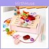Barbecue Wooden Grill Toy With Educational Pretend Cooking Features For Kids