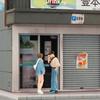 Shoucangjia Hand-painted 164 Scale Figure Miniature Figurine Resin Mini Doll Model Creative Photo Sand Table Scene Prop DIY Landscaping Display,